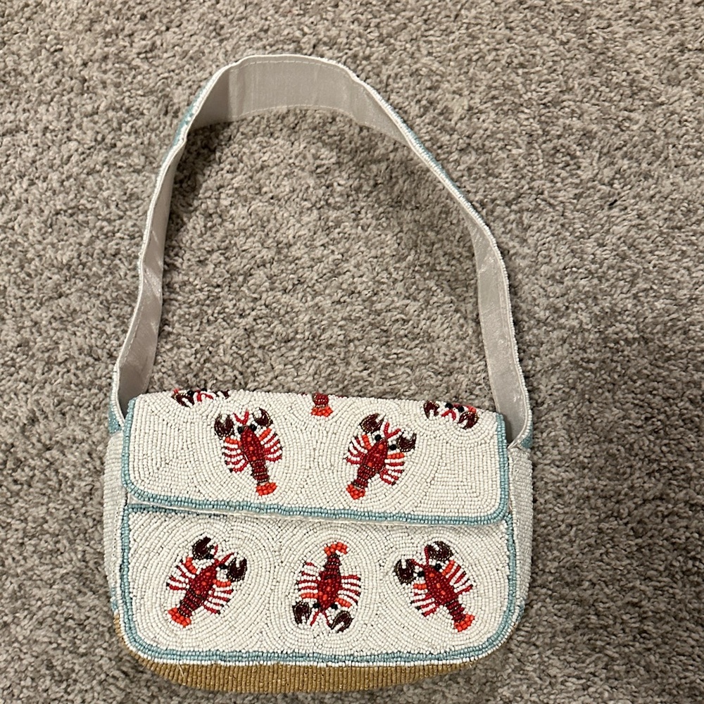 Lobster Beaded Women's Bag